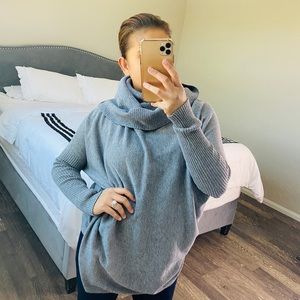 Gray Turtle Neck Sweater